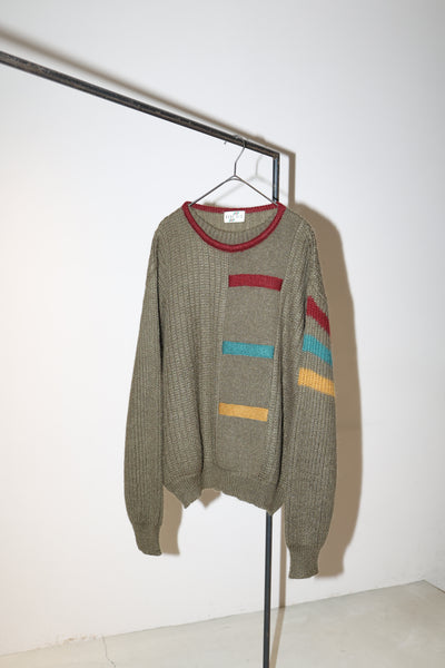 80's wool/acrylic knit sweater – temporary-tokyo