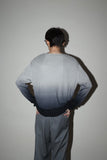 00's gradation ribbed knit top