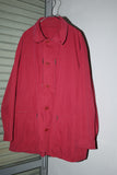 80's-90's Allegri - coated cloth, zip chest pocket jacket