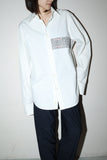 90-00's Calvin Klein Jeans - graphic printed dress shirt