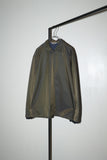 90-00's German label - shiny fabric pullover gimmick shirt