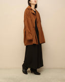 80's RAMOSPORT - earthy brown geometrical design coat
