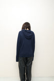 2000s US label - cashmere knit hoodie