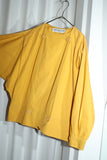 80s CHRISTIAN AUJARD - graphical cutting cotton jacket