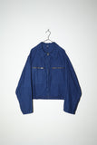 c70's German? cotton moleskin "cyclist" work Jacket