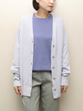 00's J.JILL - flat pattern cashmere knit cardigan