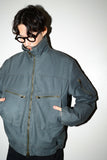 c00's BENETTON - military inspired cotton jacket with detachable liner
