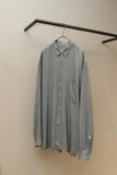 80-90's GIORGIO ARMANI - rayon gun club plaid oversized shirt　（as is)