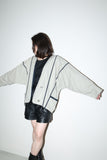 c80s Scandinavian  label -  constructive collarless  jacket