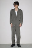 80’s PIERRE CARDIN silk/cotton fabric 2-piece suit