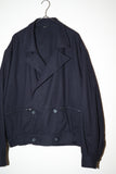 80's Valentino - wool boxy utility jacket