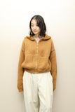 c70's unknown - low-gauge hand-knit hoodie