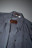 80s THIERRY MUGLER - linen graphical cutting constructive jacket