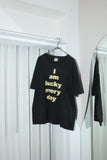90-00's  message print T-shirt