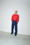 early 80's Valentino UOMO - cotton crew neck pullover