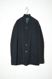 80s MOMENTO DUE (MARITHÉ + FRANCOIS GIRBAUD by Allegri) - 2-way neck wool gabardine  tailored jacket -era 1980’s