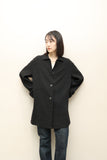 80-90'S MARELLA by Max Mara - wool shirt-jackrt
