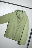 80’s C.P.COMPANY - cotton poplin military detail folded jacket in pistachio