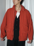 80–90’s CIAO – cotton poplin sailing jacket in vermilion red