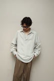 2000s European label - linen skipper shirt tops