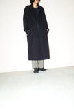 c90's Italian label - cashmere mixed wool gown coat
