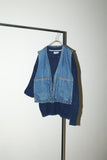 80s ARMANI JEANS - hunting detail denim vest