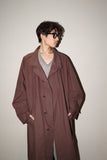 80's Bugatti - maroon color hi-neck coat