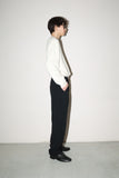 80’s JEAN PAUL GAULTIER pour GIBO - wool straight silhouette tuck trousers