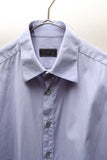00's PRADA - cotton dress shirt in lavender