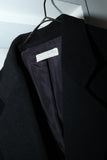 c90's Gaston Jaunet  - wool&cashmere wide & cropped balance jacket