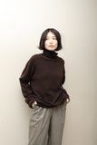 90-00's German label - cashmere turtle-neck knit sweater