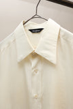 c1970s Italian label - silk minimal dress shirt