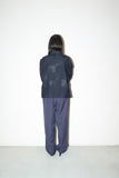 c90’s European label - semi sheer jacquard plaid cropped jacket