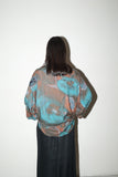 80-90’s French label - rayon abstract pattern shirt