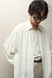 80’s French label - rayon zip-up shirt