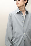 00's GIANFRANCO FERRE STUDIO - cotton solid dress shirt