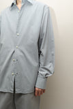 00's GIANFRANCO FERRE STUDIO - cotton solid dress shirt