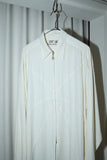 80’s French label - rayon zip-up shirt
