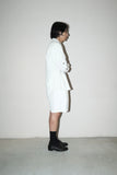 90-00's Ralph Laurent - white cotton tuck shorts