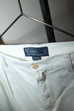 90-00's Ralph Laurent - white cotton tuck shorts