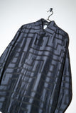 80-90’s GIANNI VERSACE - geometrical pattern dress shirt