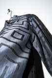 80-90’s GIANNI VERSACE - geometrical pattern dress shirt