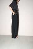 80-90’s Betty Barclay - silk wide silhouette tuck trousers (NOS)
