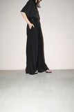 80-90’s Betty Barclay - silk wide silhouette tuck trousers (NOS)
