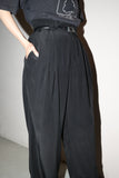 80-90’s Betty Barclay - silk wide silhouette tuck trousers (NOS)