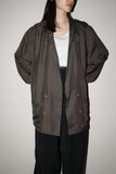 80's German label - silk double breasted jacket