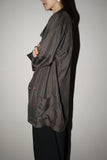 80's German label - silk double breasted jacket