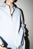 90's Ralph Laurent - cotton oversized stripe shirt