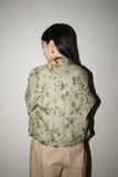 c90’s handmade?- linen, botanical & camouflage pattern jacket