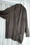80's German label - silk double breasted jacket